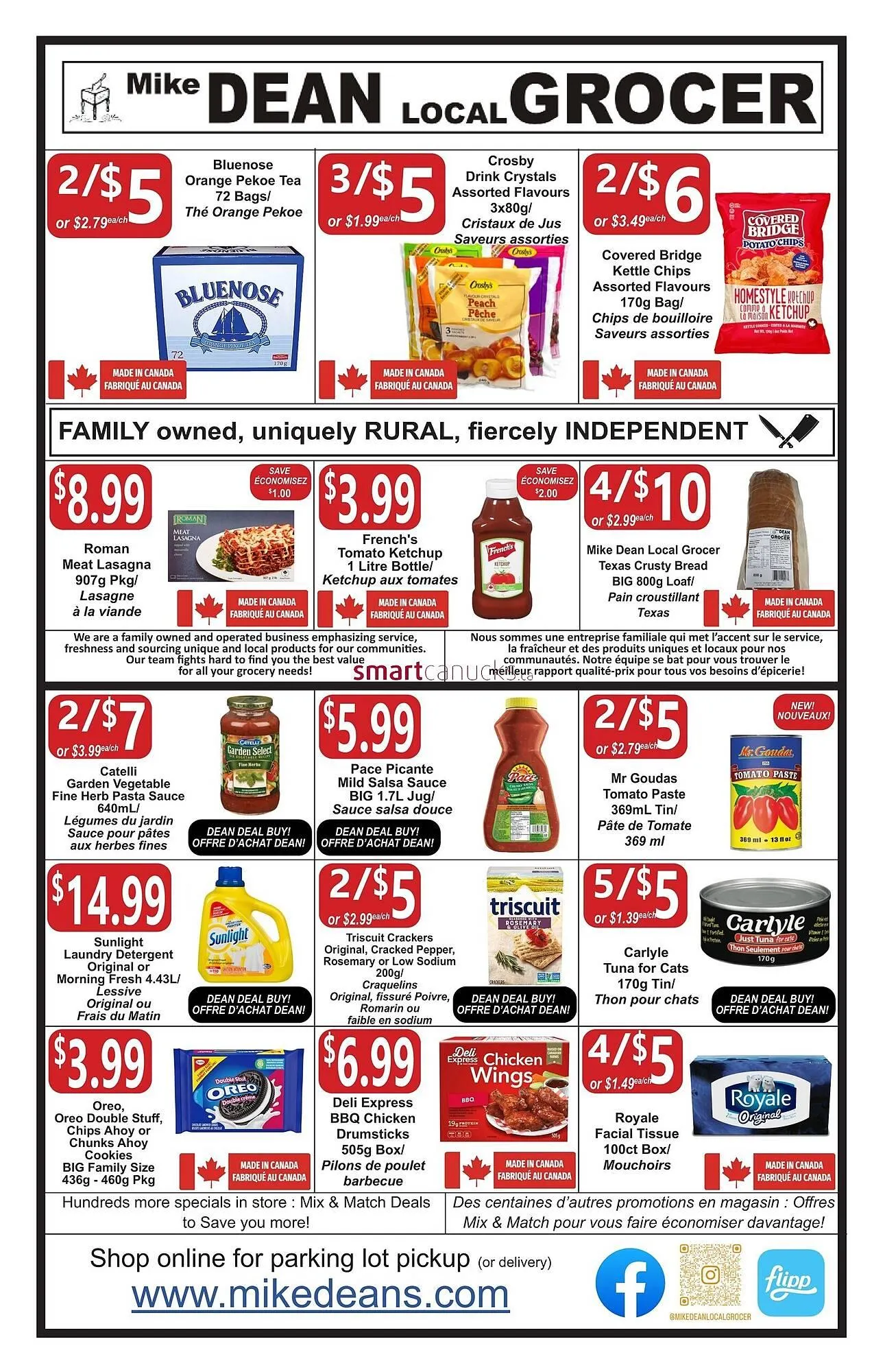 Mike Deans Super Food flyer - 1