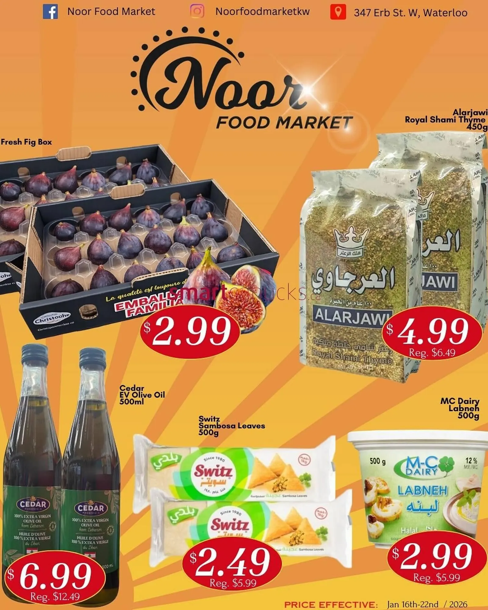 Noor Food Market flyer from January 16 to January 22 2026 - flyer page 1