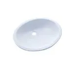 Rendezvous Oval Undermount Bathroom Sink with CeFiONtect, Cotton White