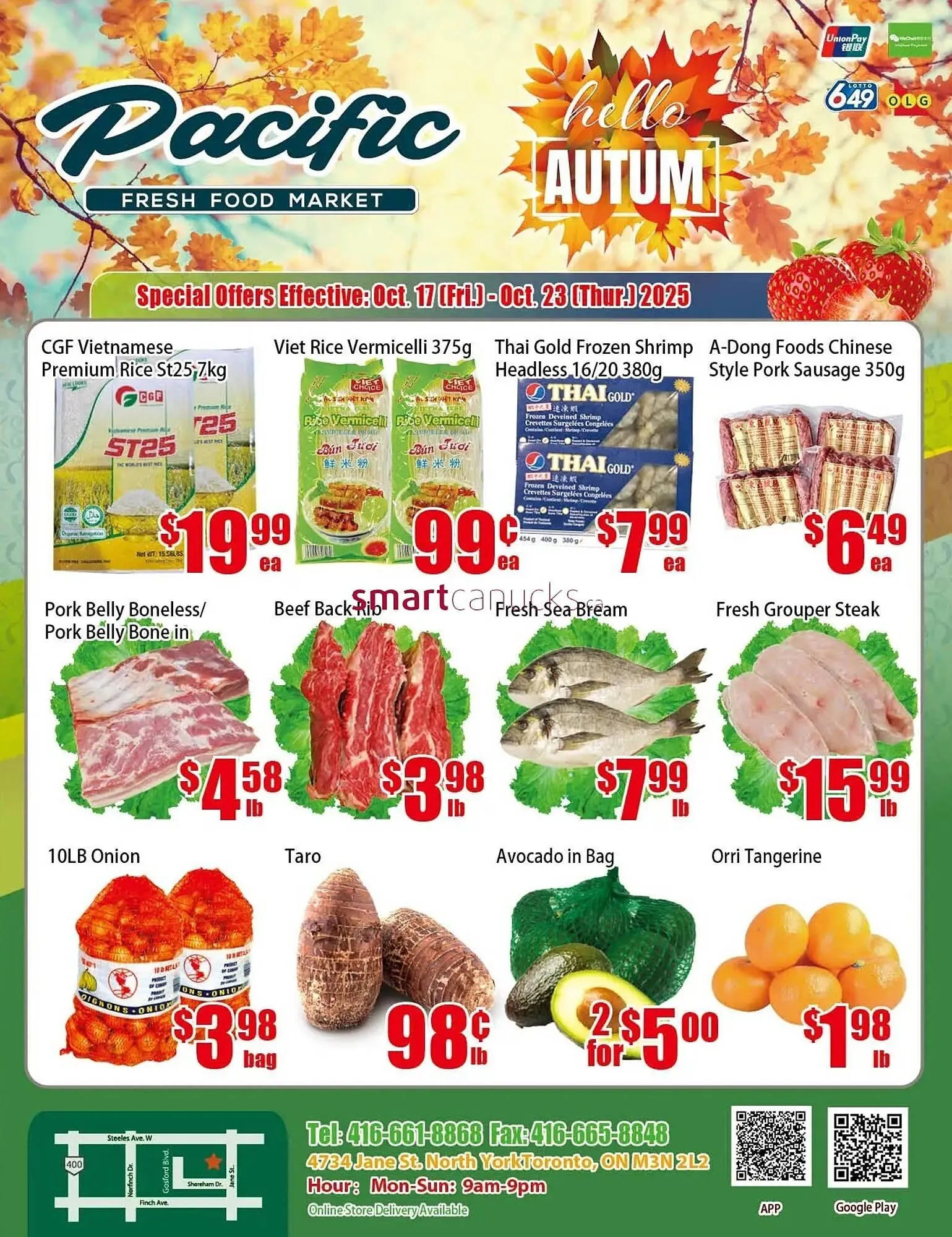 New Pacific Supermarket flyer - 1