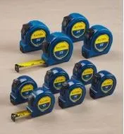 Master Set of 10 Left-Hand Lee Valley Tapes (10' & 25')