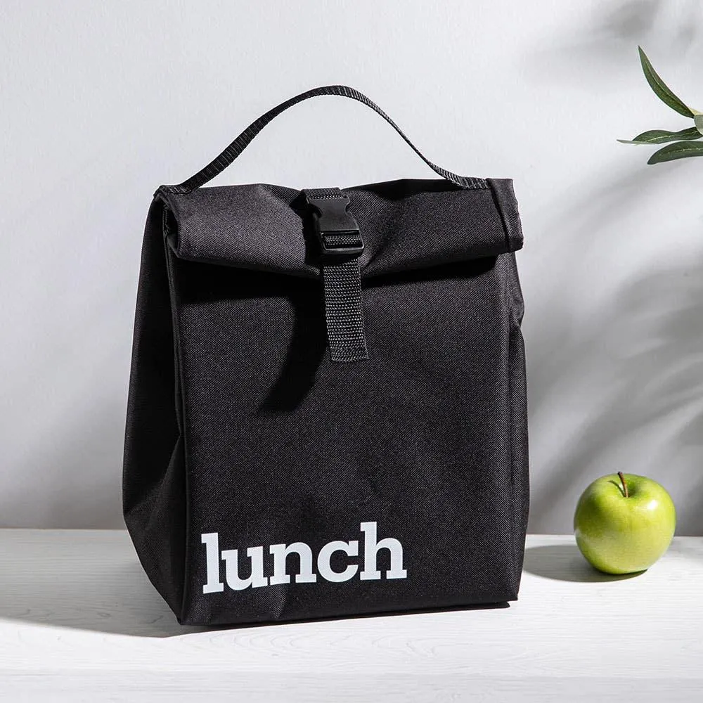 KSP Sack 'Lunch' Insulated Lunch Bag (Black/White)