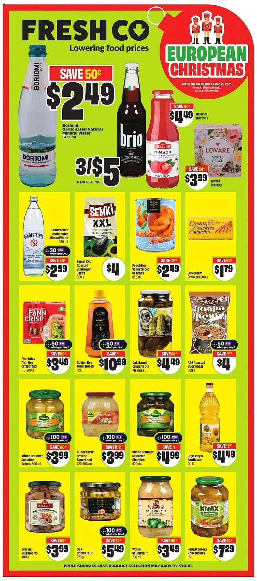FreshCo flyer from November 11 to December 12 2025 - flyer page 1