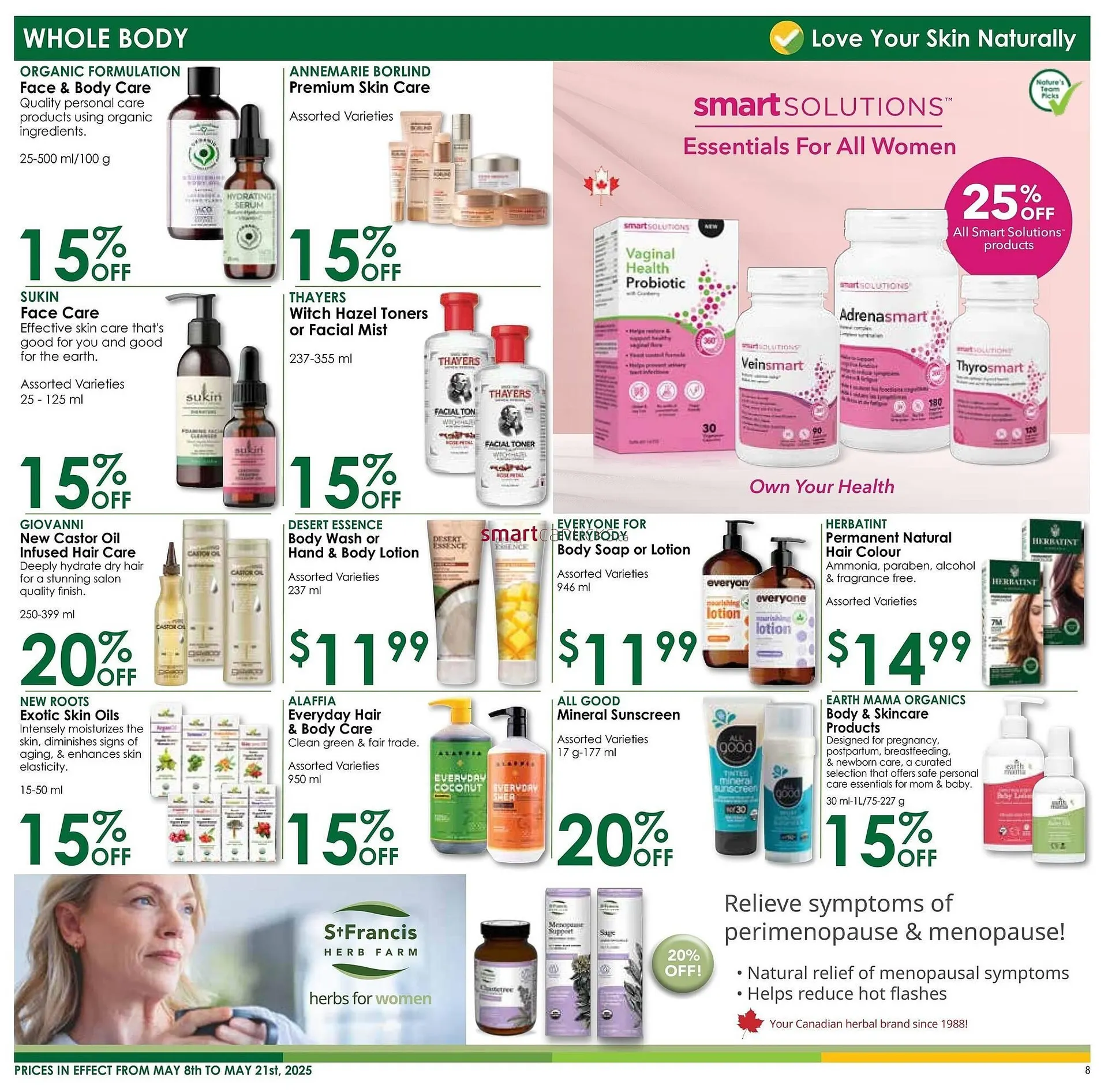 Nature's Emporium flyer from May 9 to May 15 2025 - flyer page 8