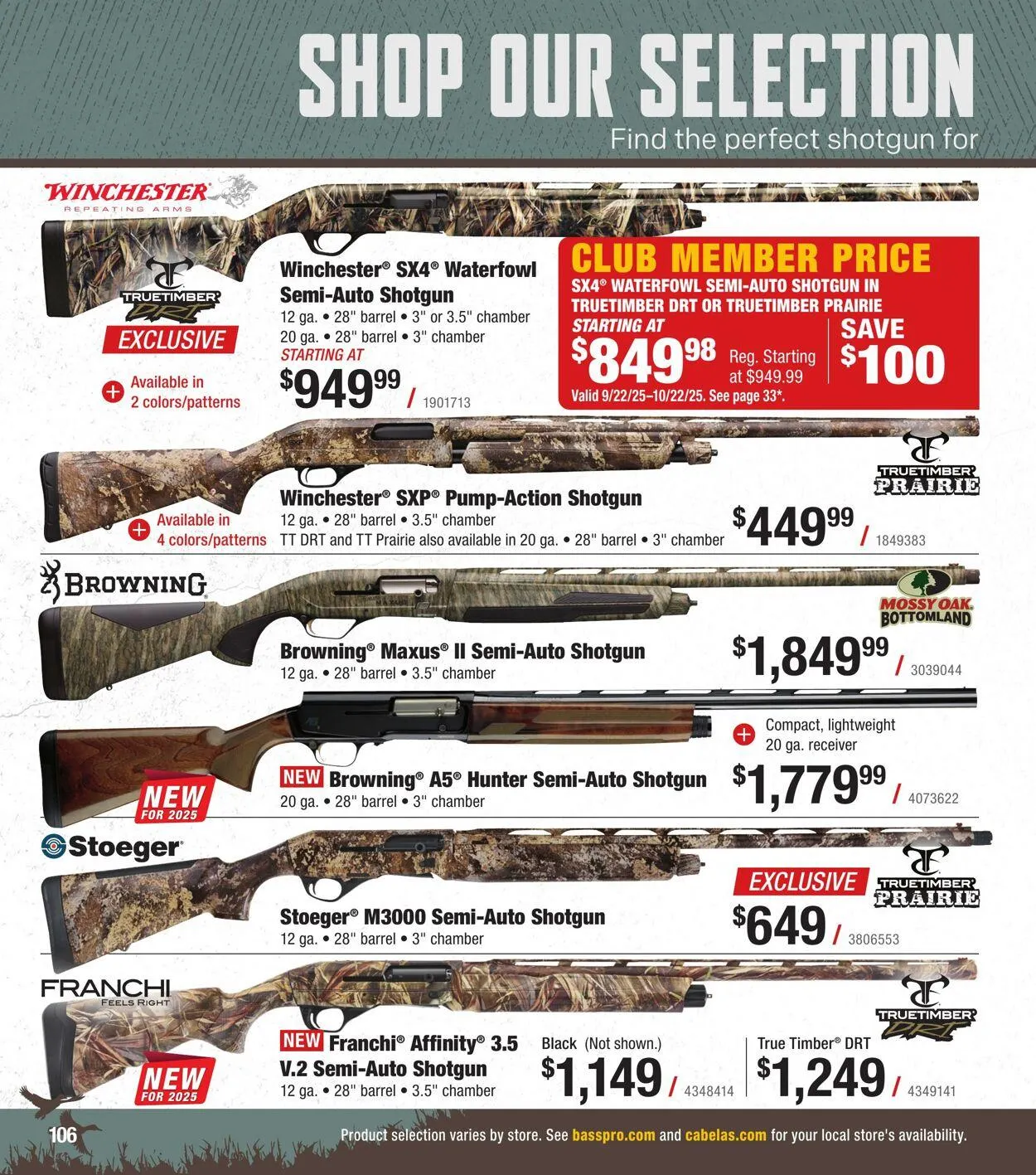 Bass Pro Current flyer from September 25 to October 9 2025 - flyer page 106
