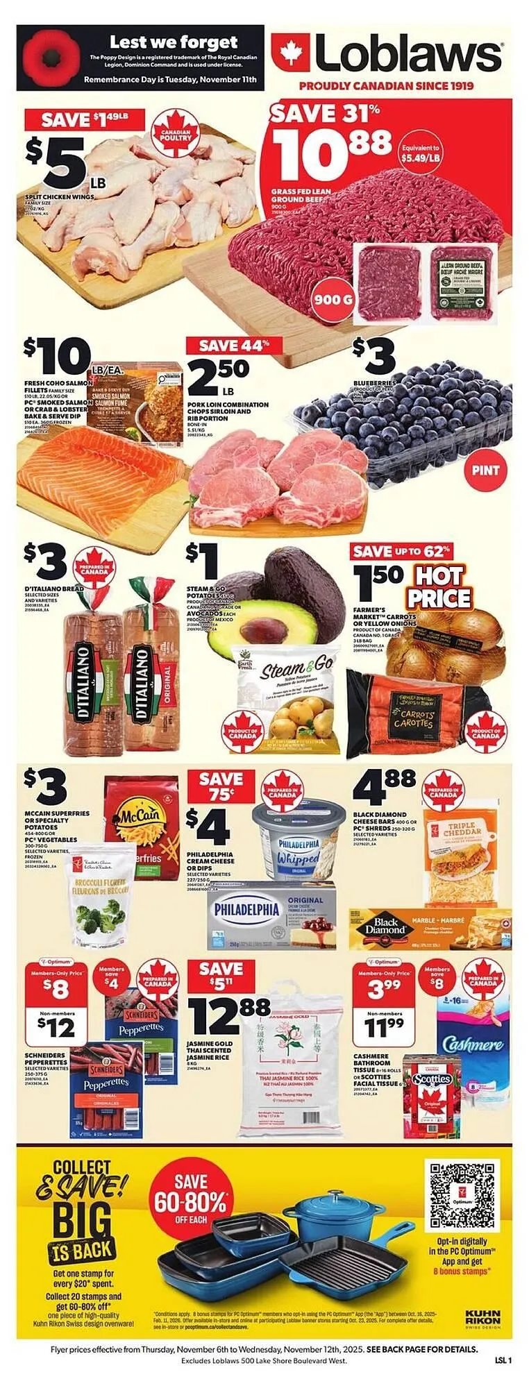 Loblaws flyer from November 6 to November 13 2025 - flyer page 1