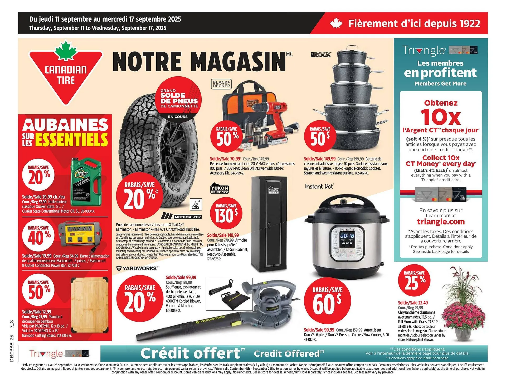 Canadian Tire flyer from September 11 to September 17 2025 - flyer page 3