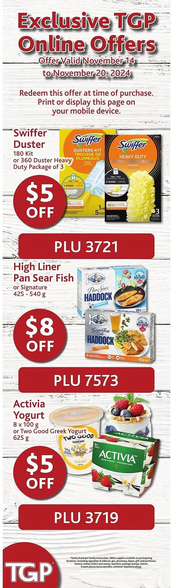 TGP The Grocery People flyer from November 12 to December 26 2024 - flyer page 7