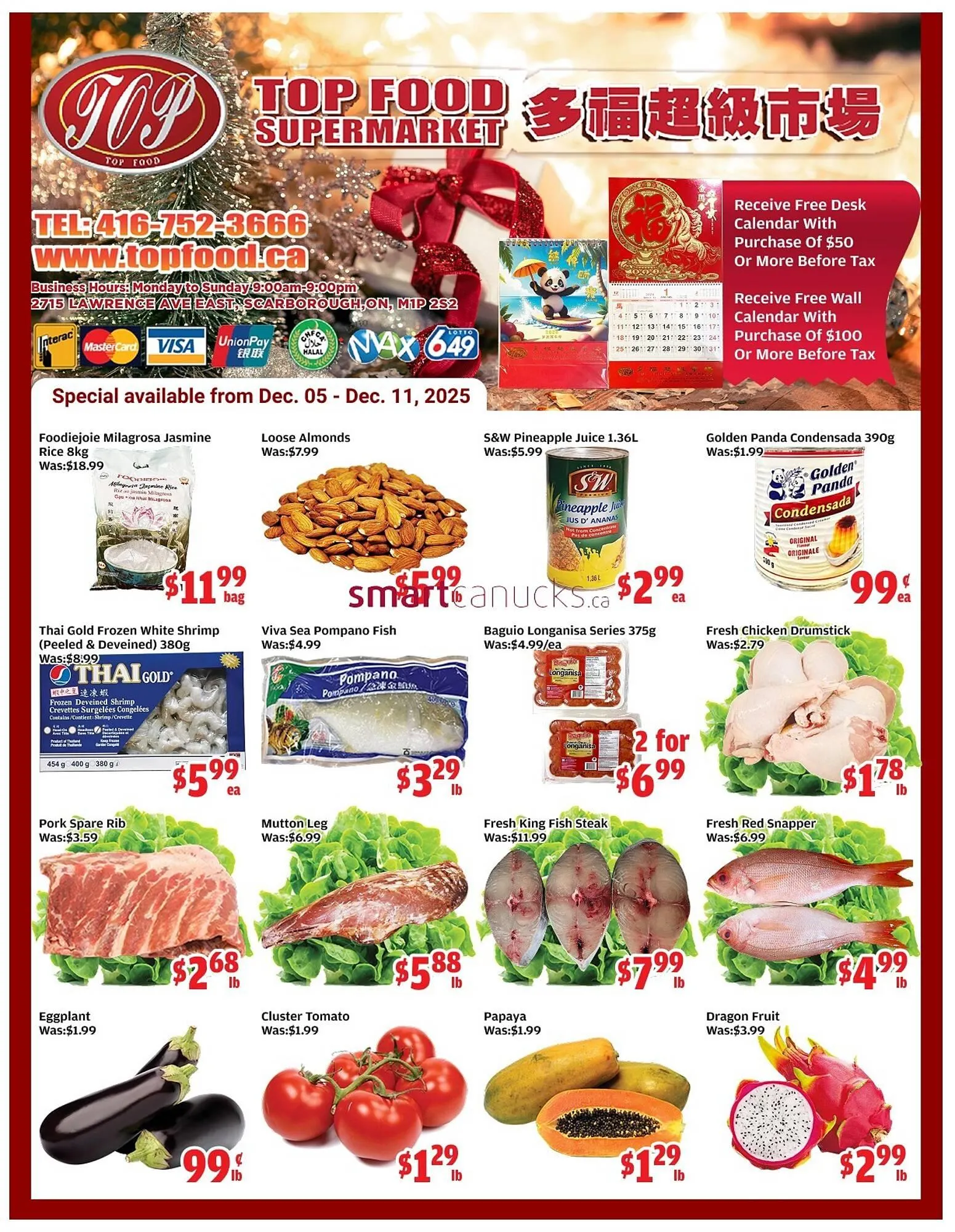 Top Food Supermarket flyer from December 5 to December 11 2025 - flyer page 1