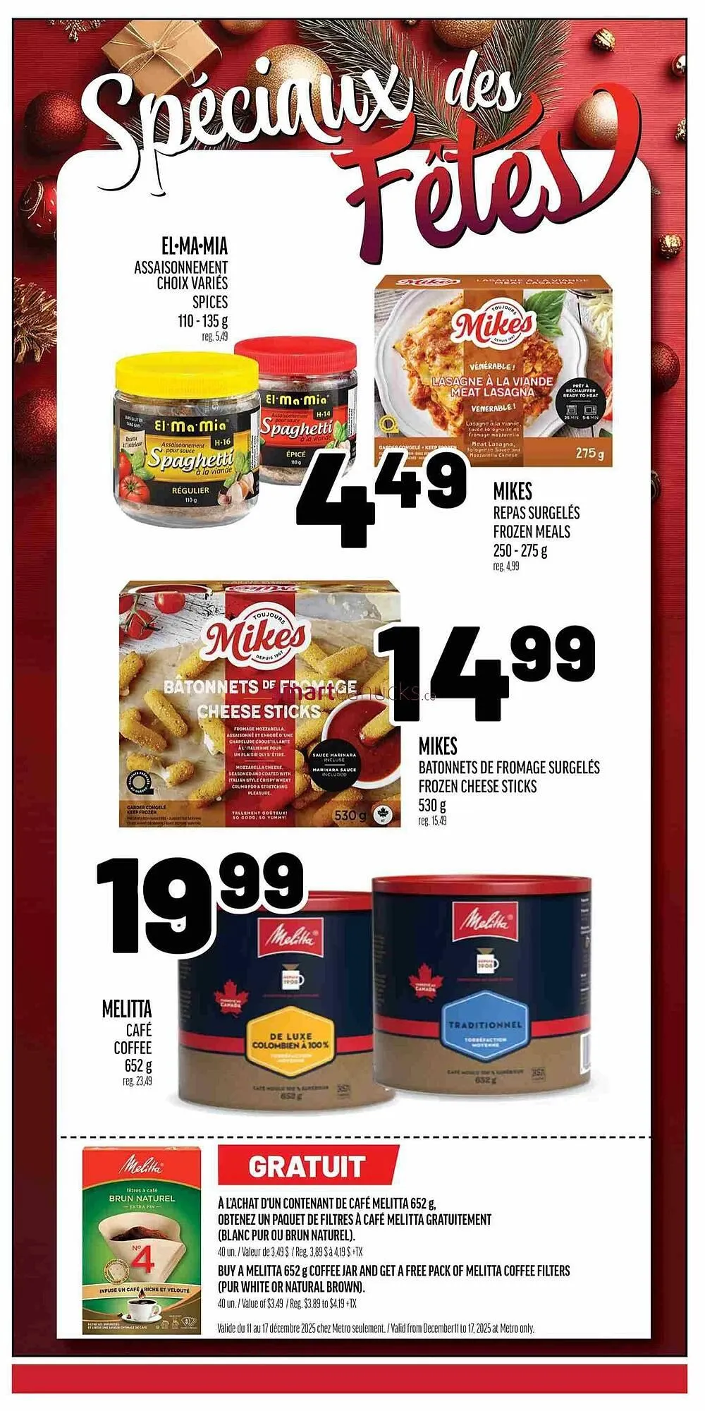 Metro flyer from December 11 to December 17 2025 - flyer page 26