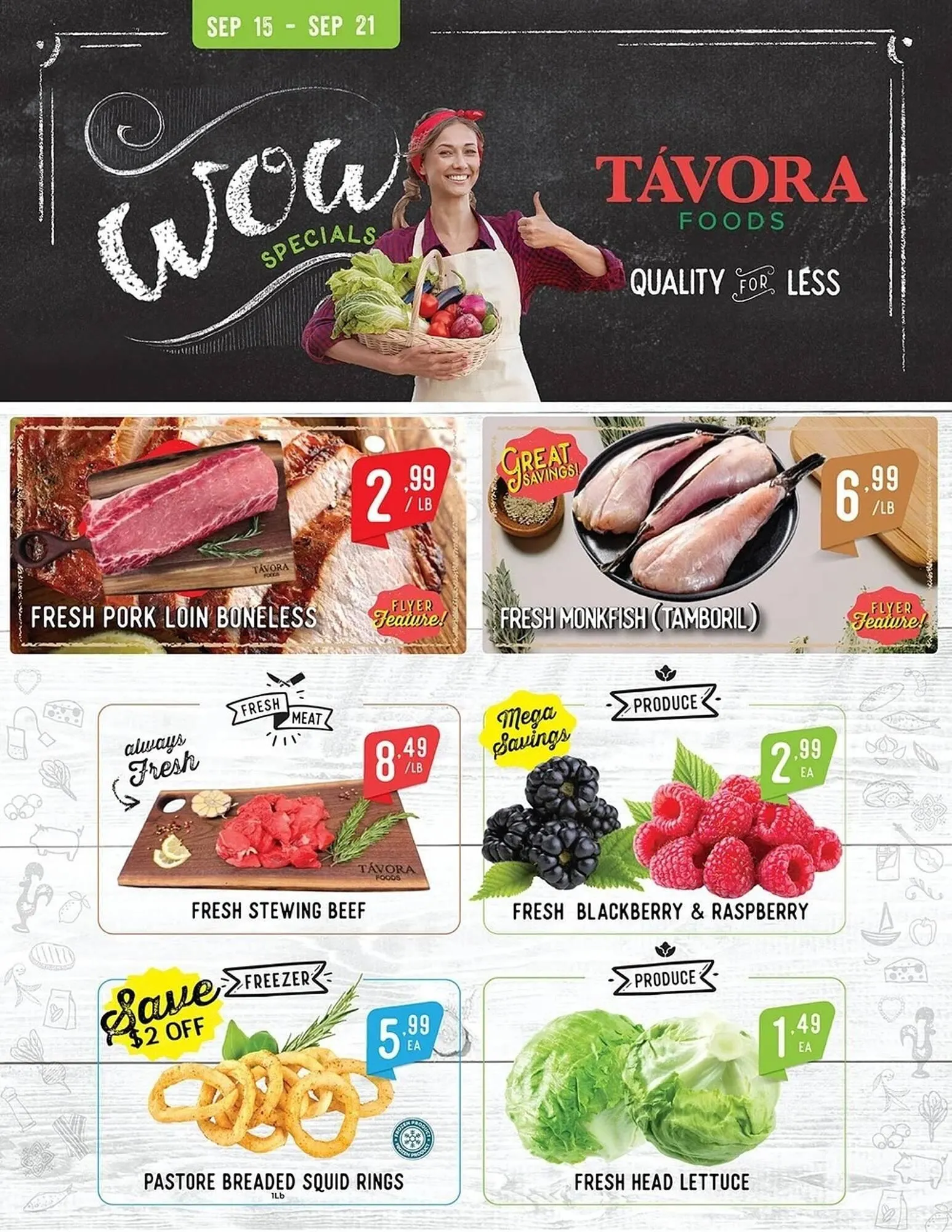 Tavora Foods flyer from September 16 to September 22 2025 - flyer page 1