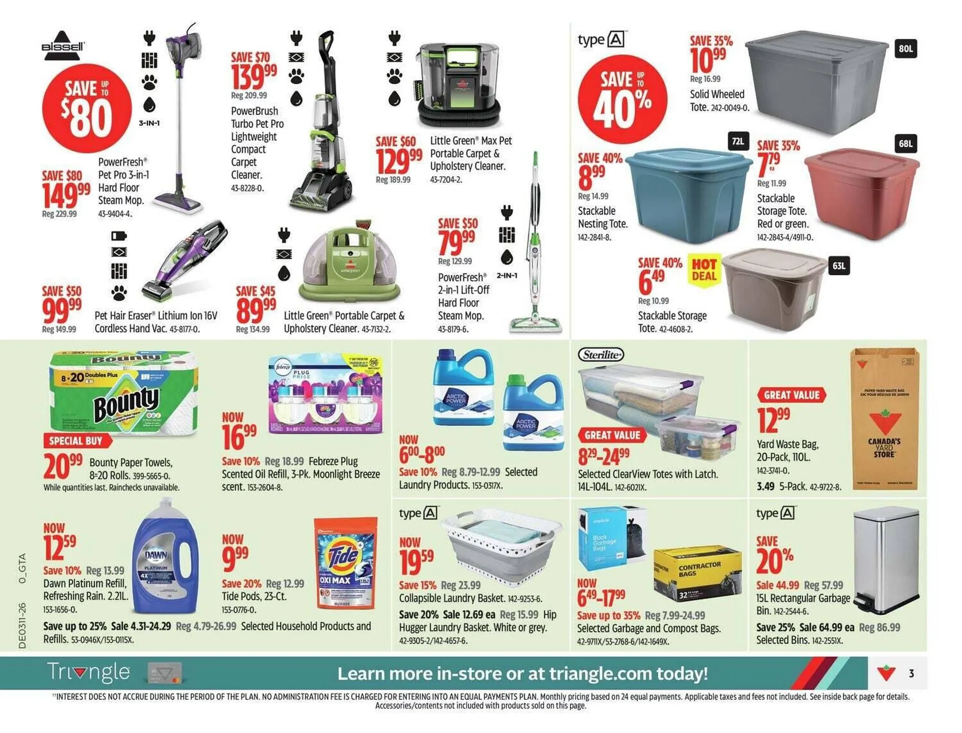 Canadian Tire flyer from March 12 to April 2 2026 - flyer page 3
