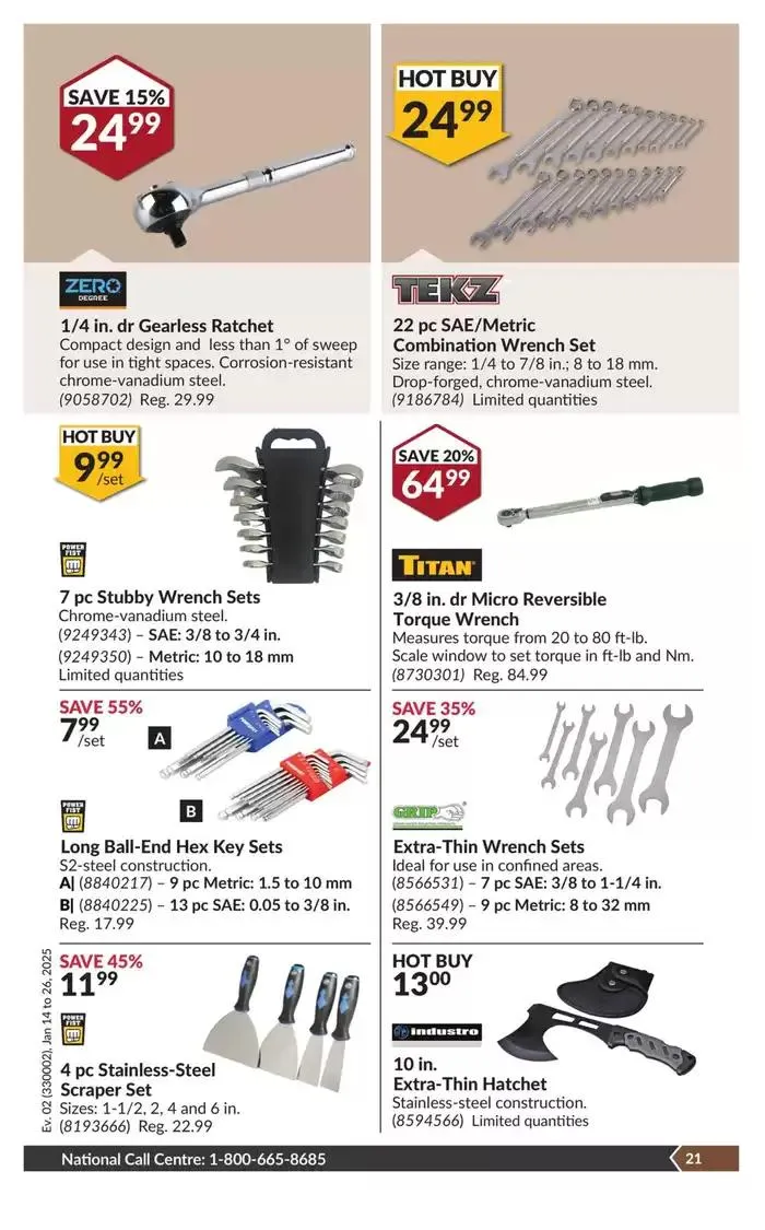 National Sale from January 14 to January 26 2025 - flyer page 26