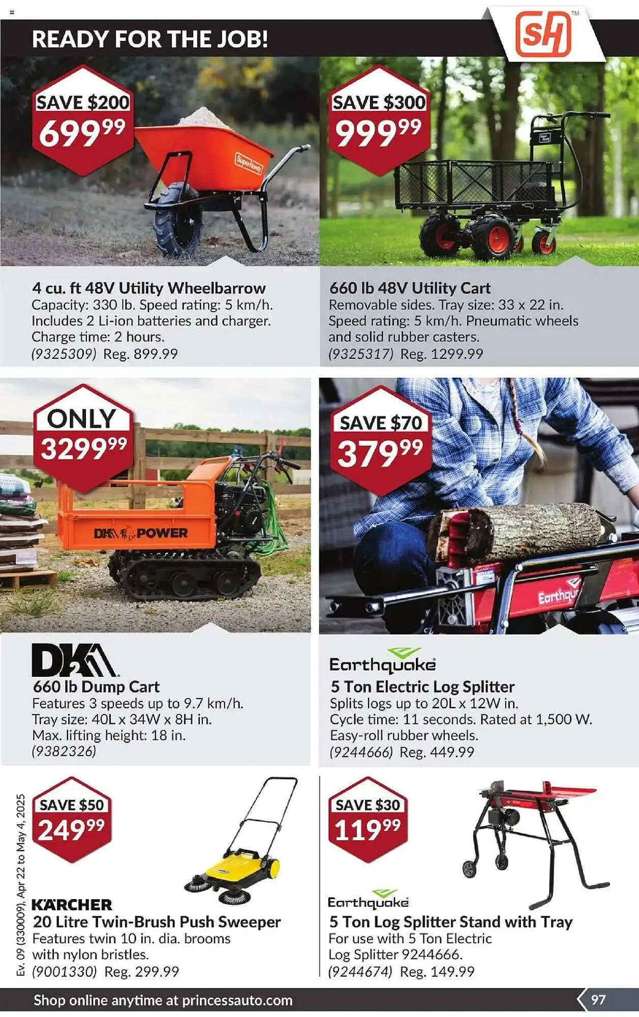 Princess Auto flyer from April 22 to May 4 2025 - flyer page 102