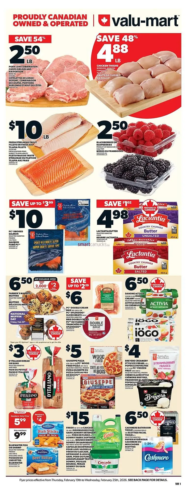 Valu-mart flyer from February 19 to February 25 2026 - flyer page 1