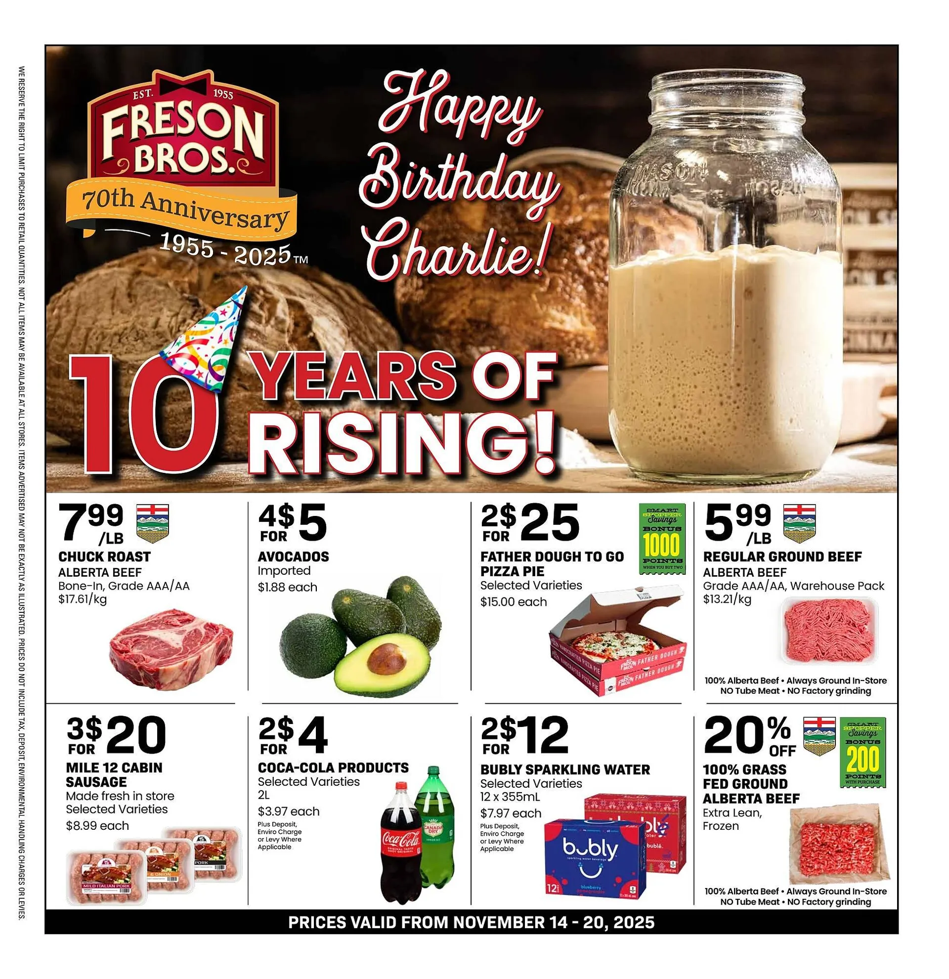 Freson Bros flyer from November 14 to November 20 2025 - flyer page 1