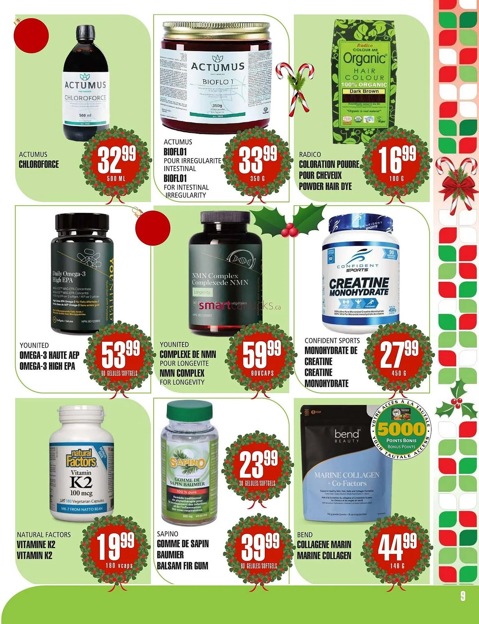 Marches Tau flyer from November 24 to December 7 2025 - flyer page 9