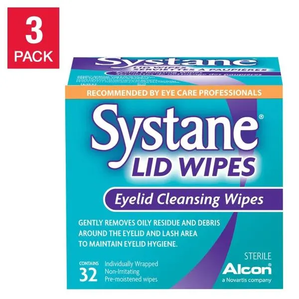 Systane Lid Wipes - 3 x 32 Wipes