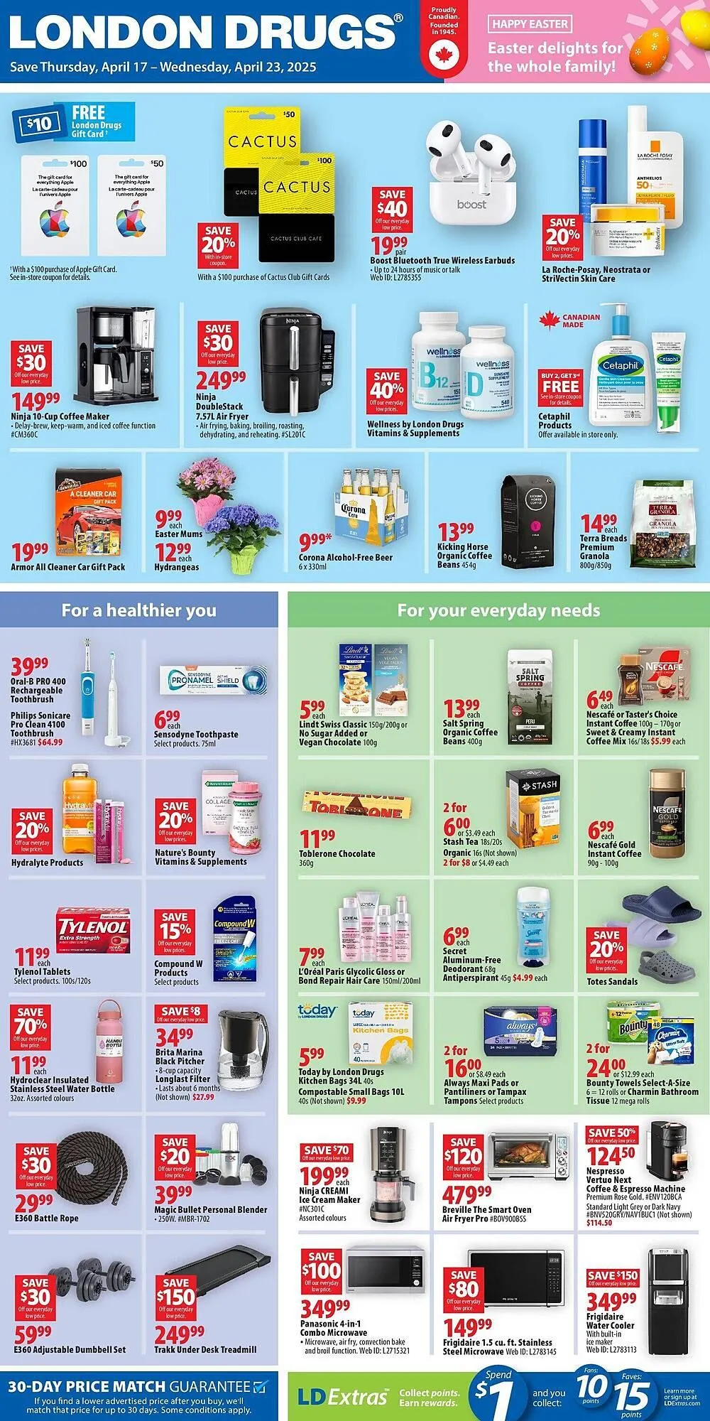 London Drugs flyer from April 17 to April 23 2025 - flyer page 1