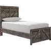 Wynnlow Crossbuck Panel Bed - Gray