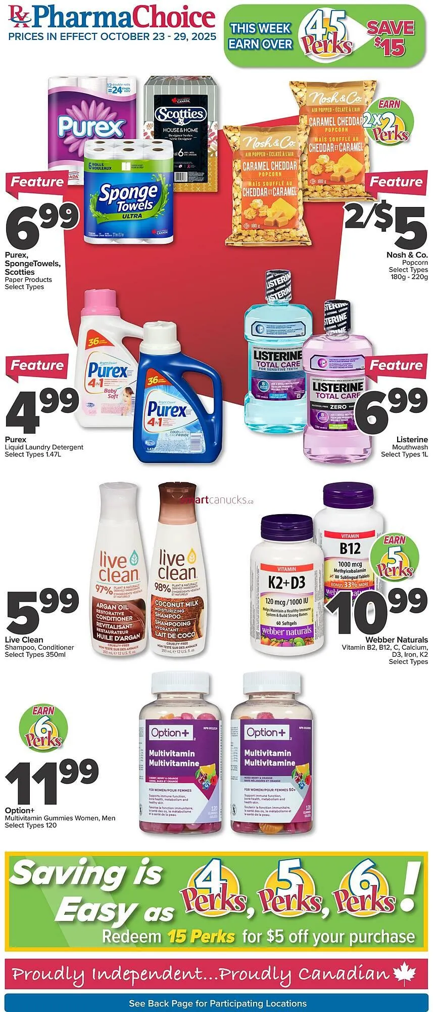 PharmaChoice flyer from October 23 to October 29 2025 - flyer page 1