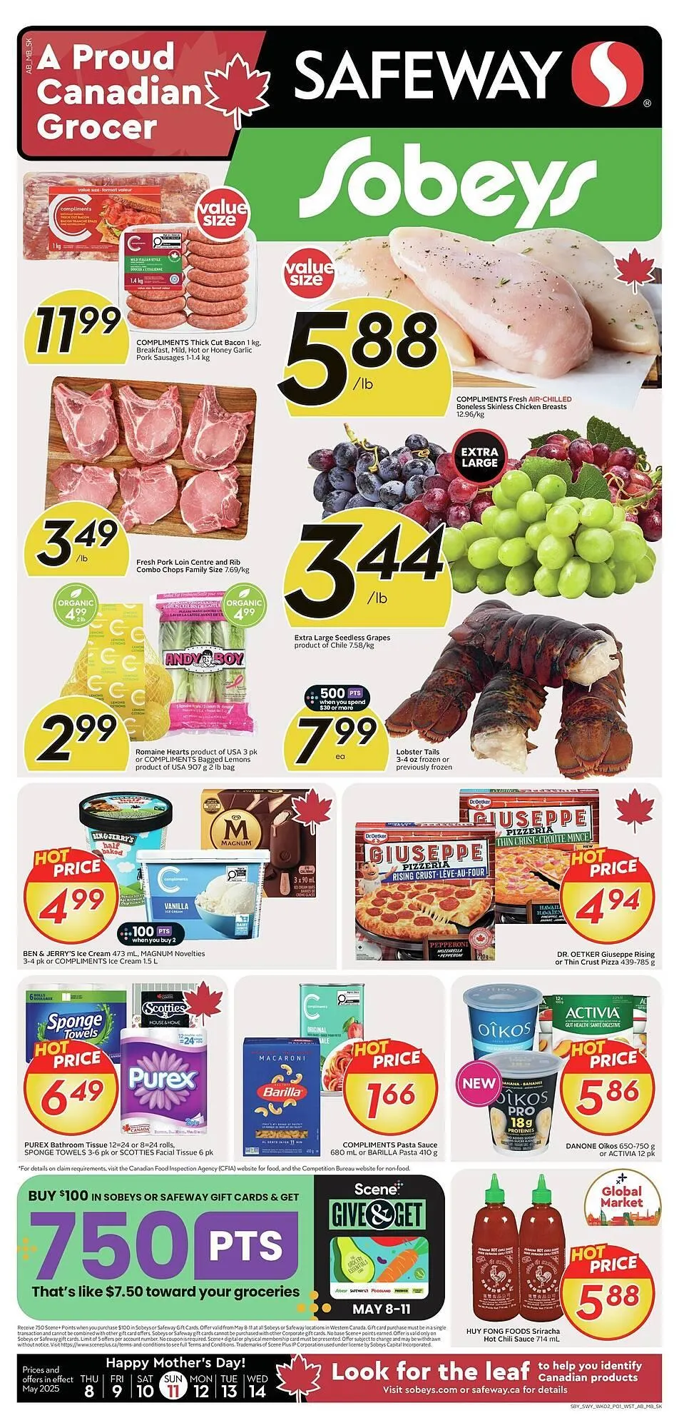 Safeway flyer from May 8 to July 31 2025 - flyer page 1