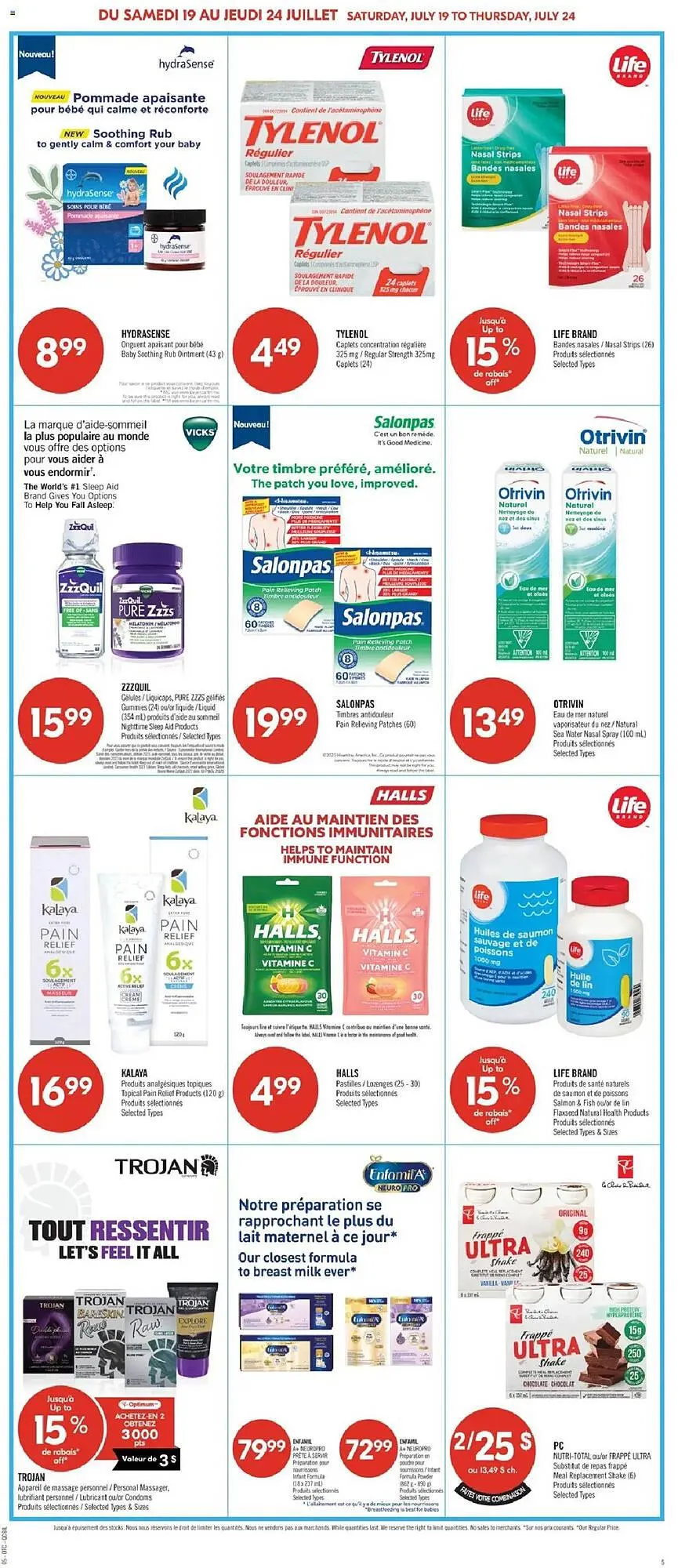 Pharmaprix flyer from July 18 to July 23 2025 - flyer page 8