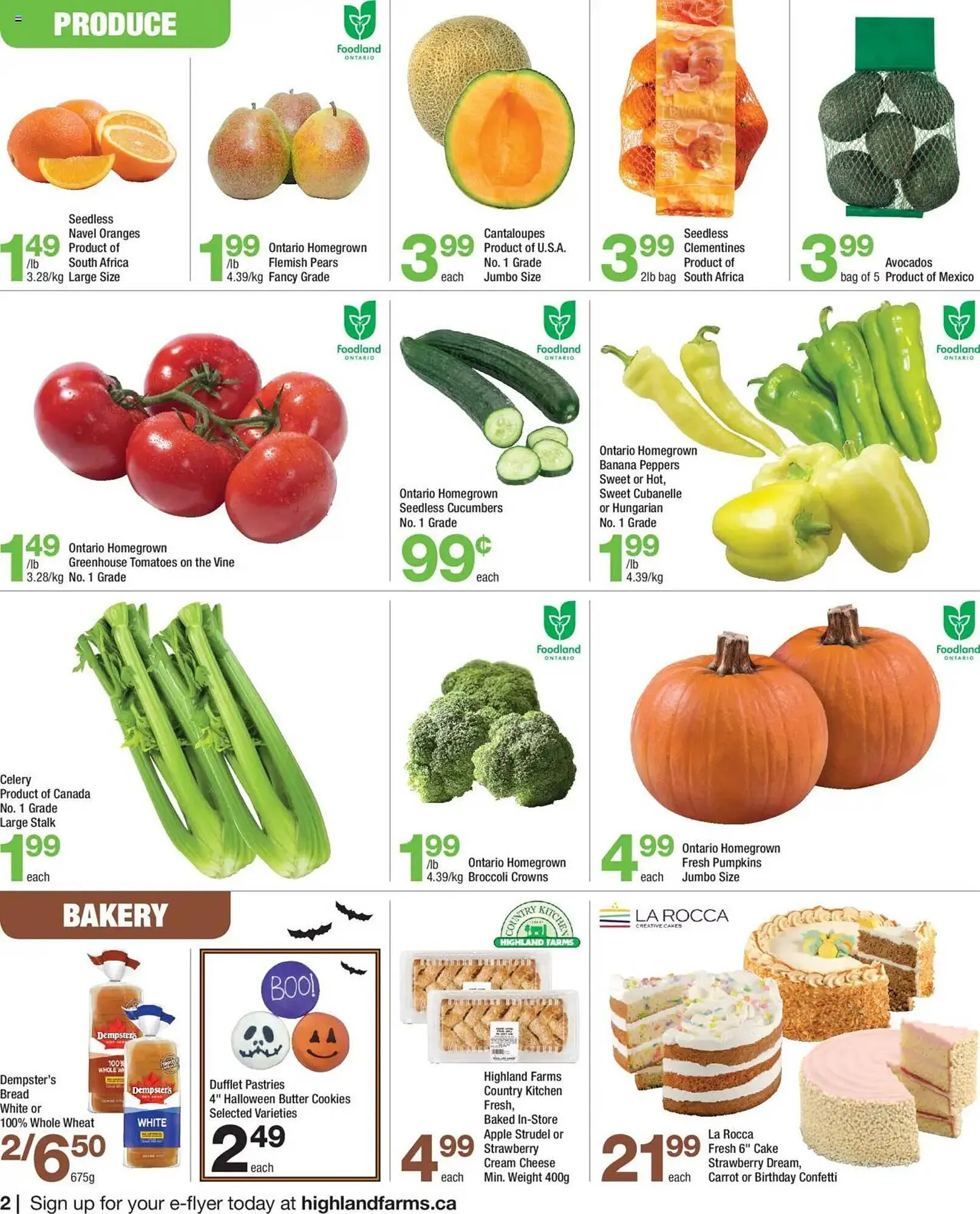 Highland Farms flyer from October 16 to October 29 2025 - flyer page 2