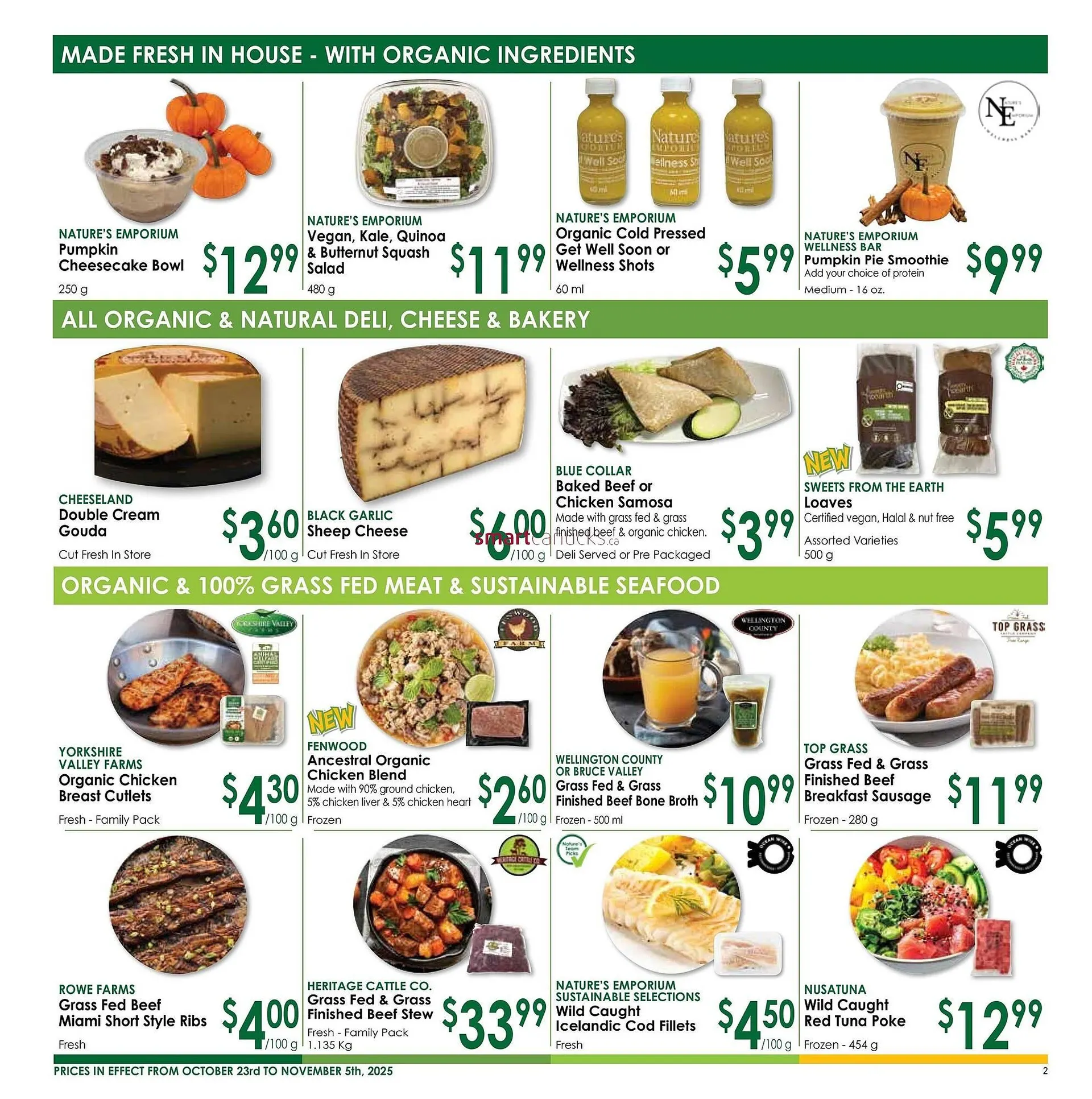 Nature's Emporium flyer from October 23 to November 5 2025 - flyer page 2