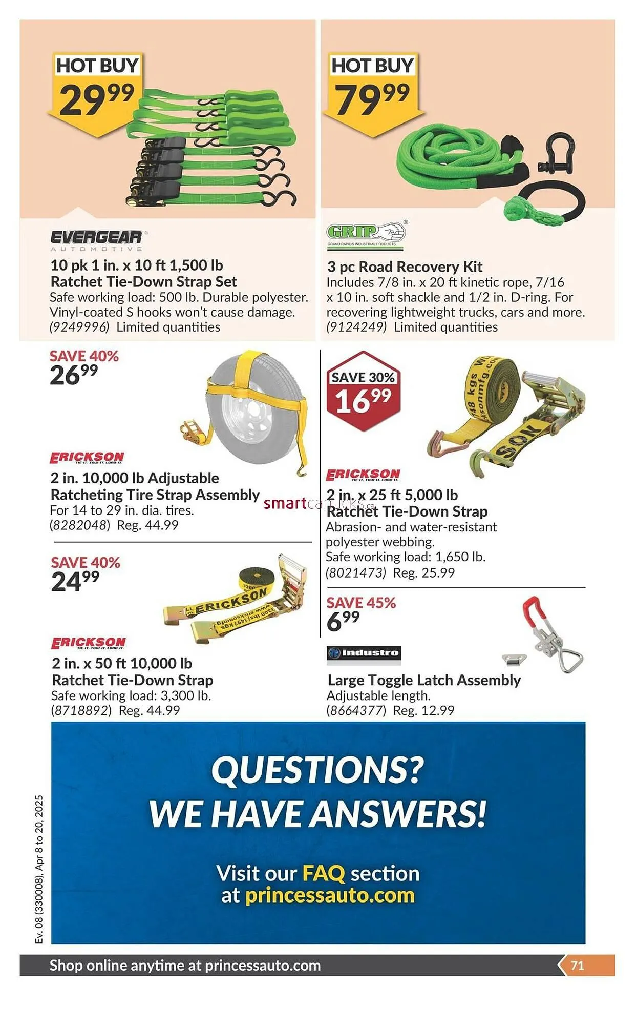 Princess Auto flyer from April 6 to April 12 2025 - flyer page 77