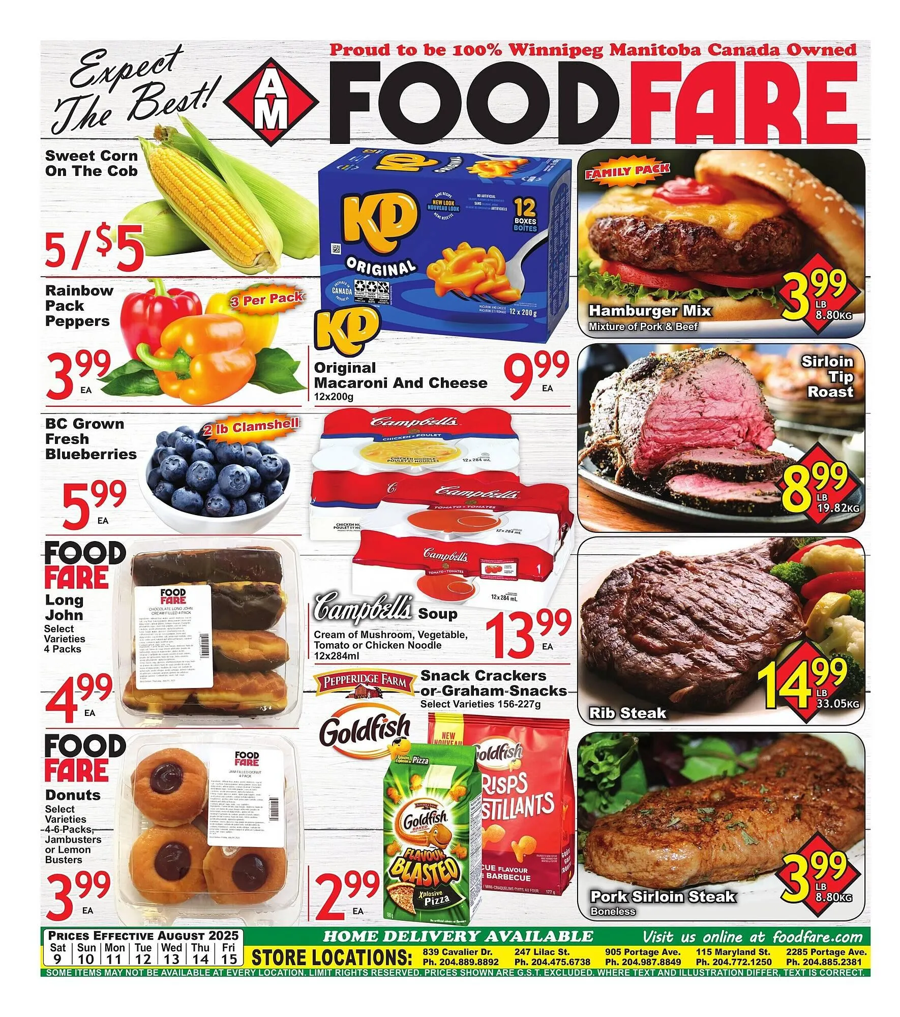 Food Fare flyer from August 8 to August 14 2025 - flyer page 1