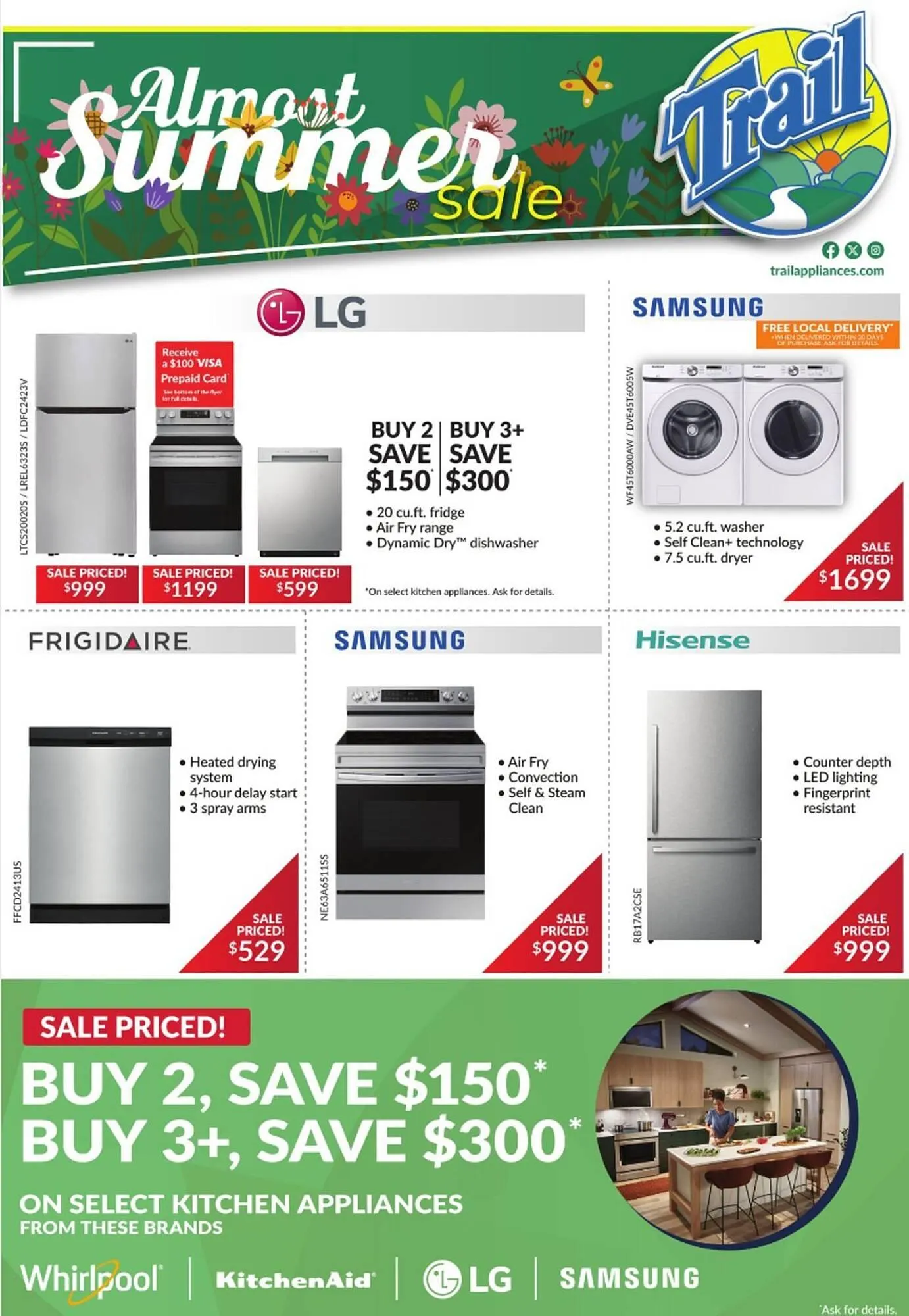 Trail Appliances flyer from May 22 to May 28 2025 - flyer page 1