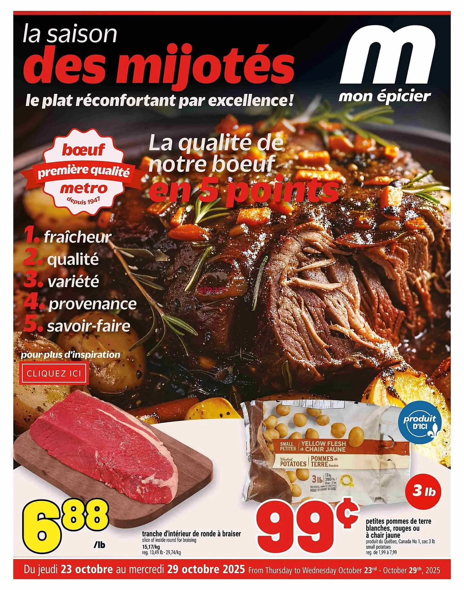 Metro flyer from October 23 to October 29 2025 - flyer page 23