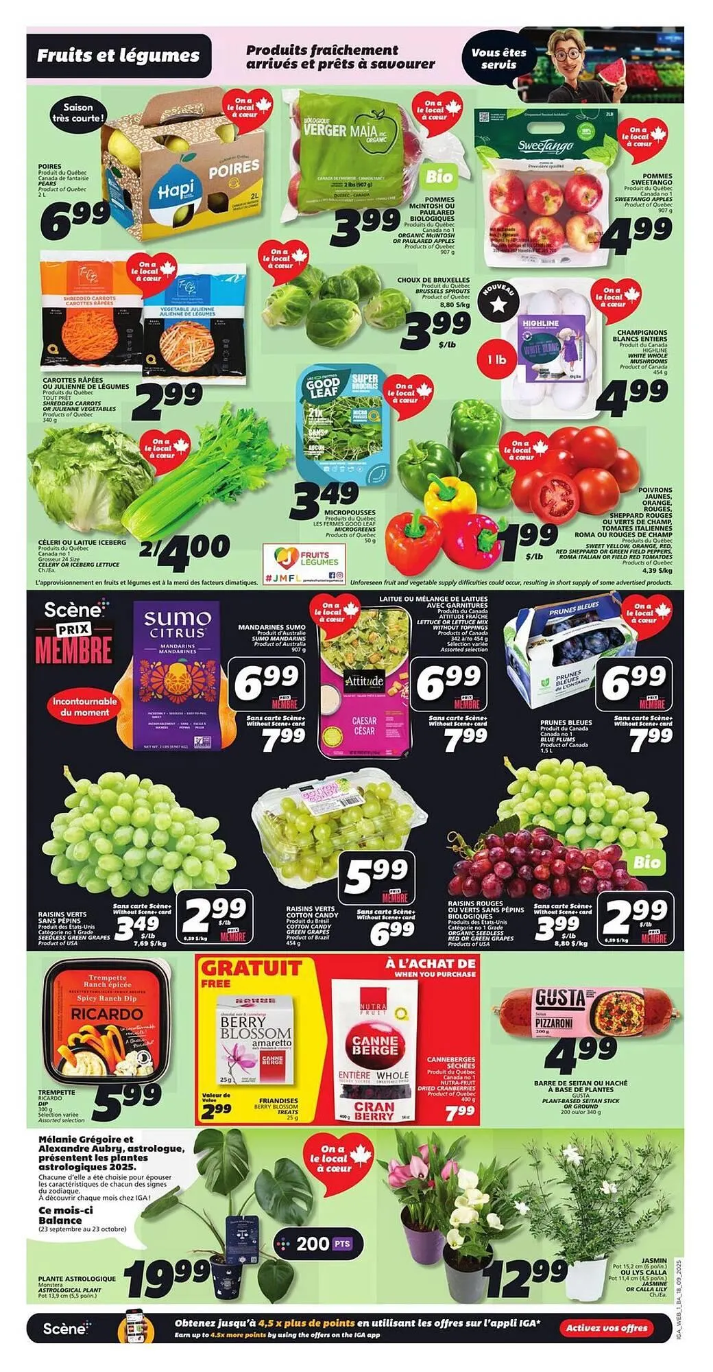 IGA flyer from September 18 to September 24 2025 - flyer page 3