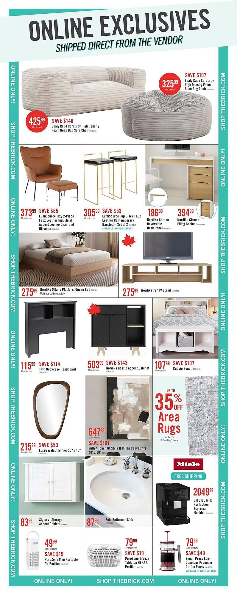 The Brick flyer from April 1 to April 18 2025 - flyer page 19