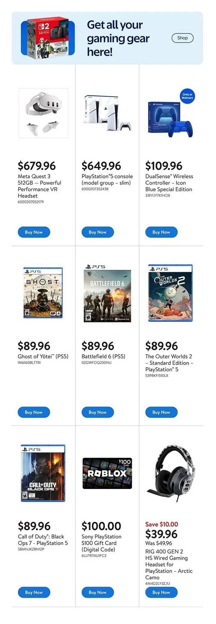 Walmart flyer from November 6 to November 19 2025 - flyer page 3