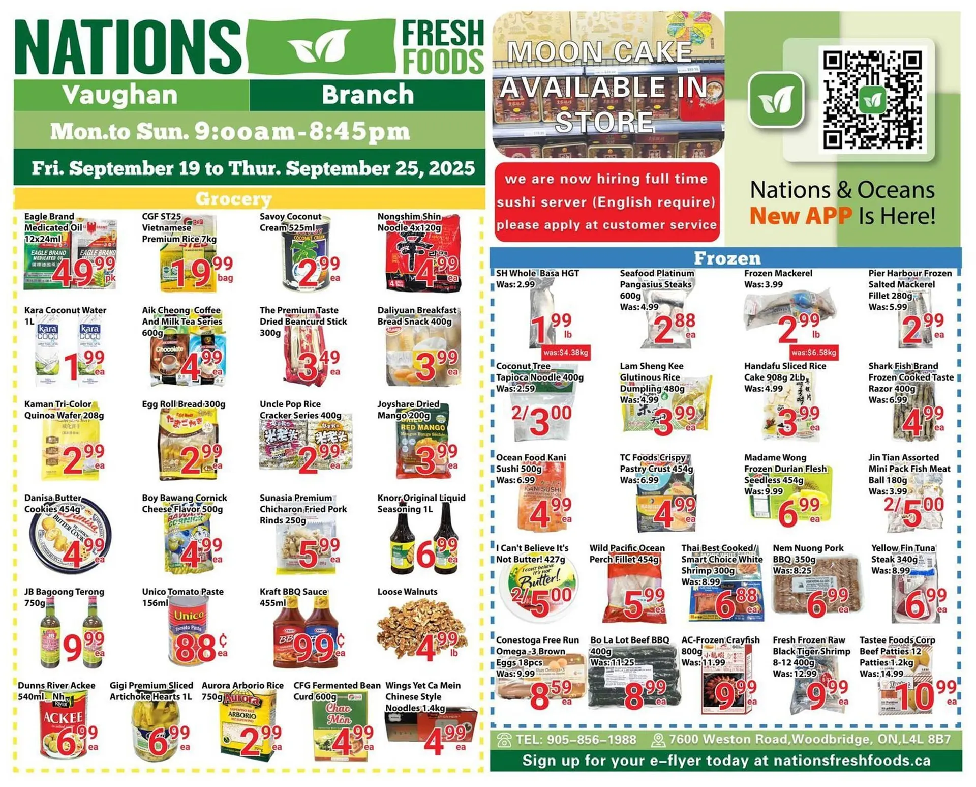 Nations Fresh Foods flyer from September 19 to September 25 2025 - flyer page 1