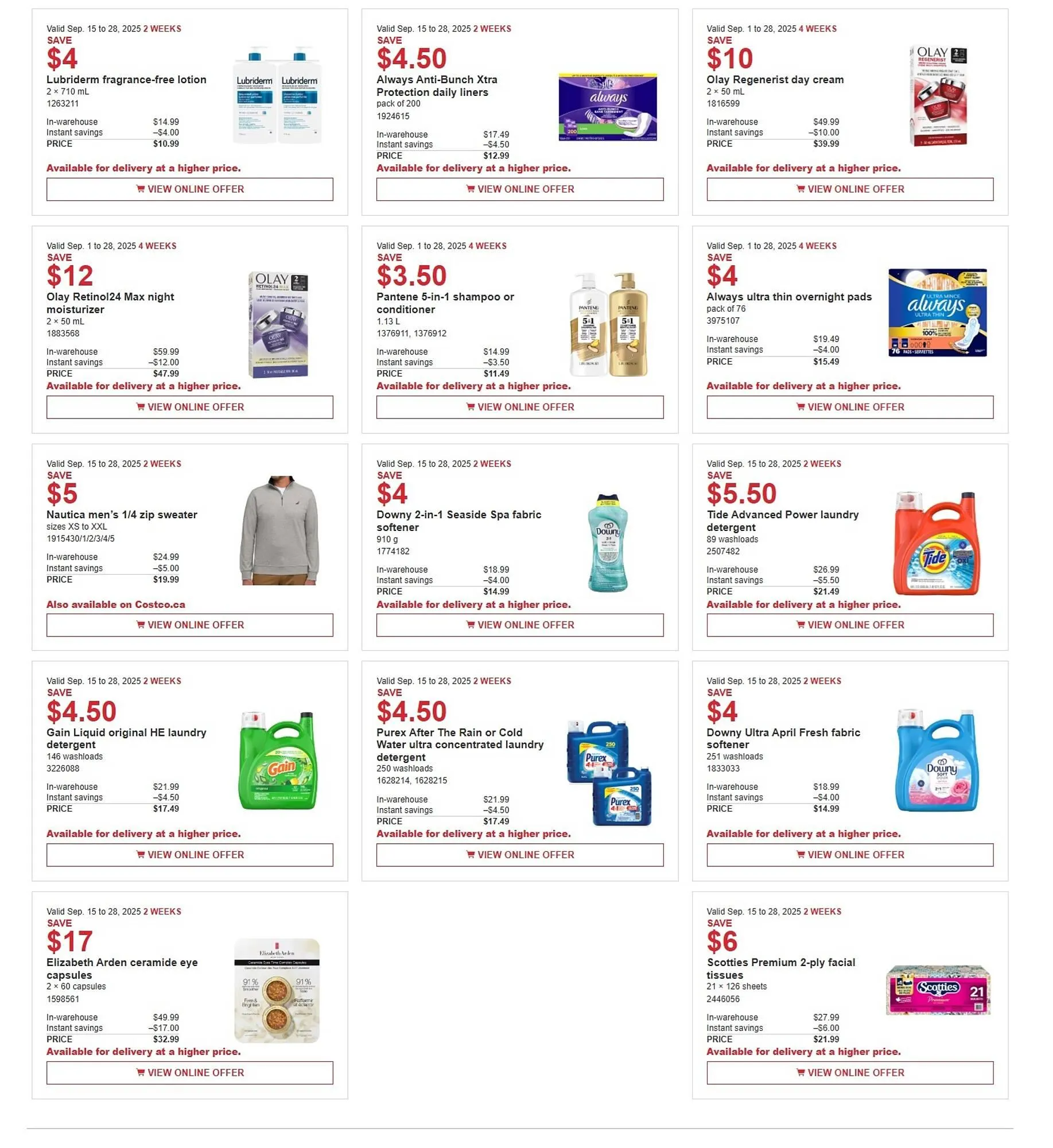 Costco flyer from September 24 to September 30 2025 - flyer page 3