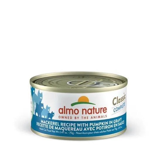 « Classic Complete » Mackerel Recipe with Pumpkin in Gravy for Cats, 70 g