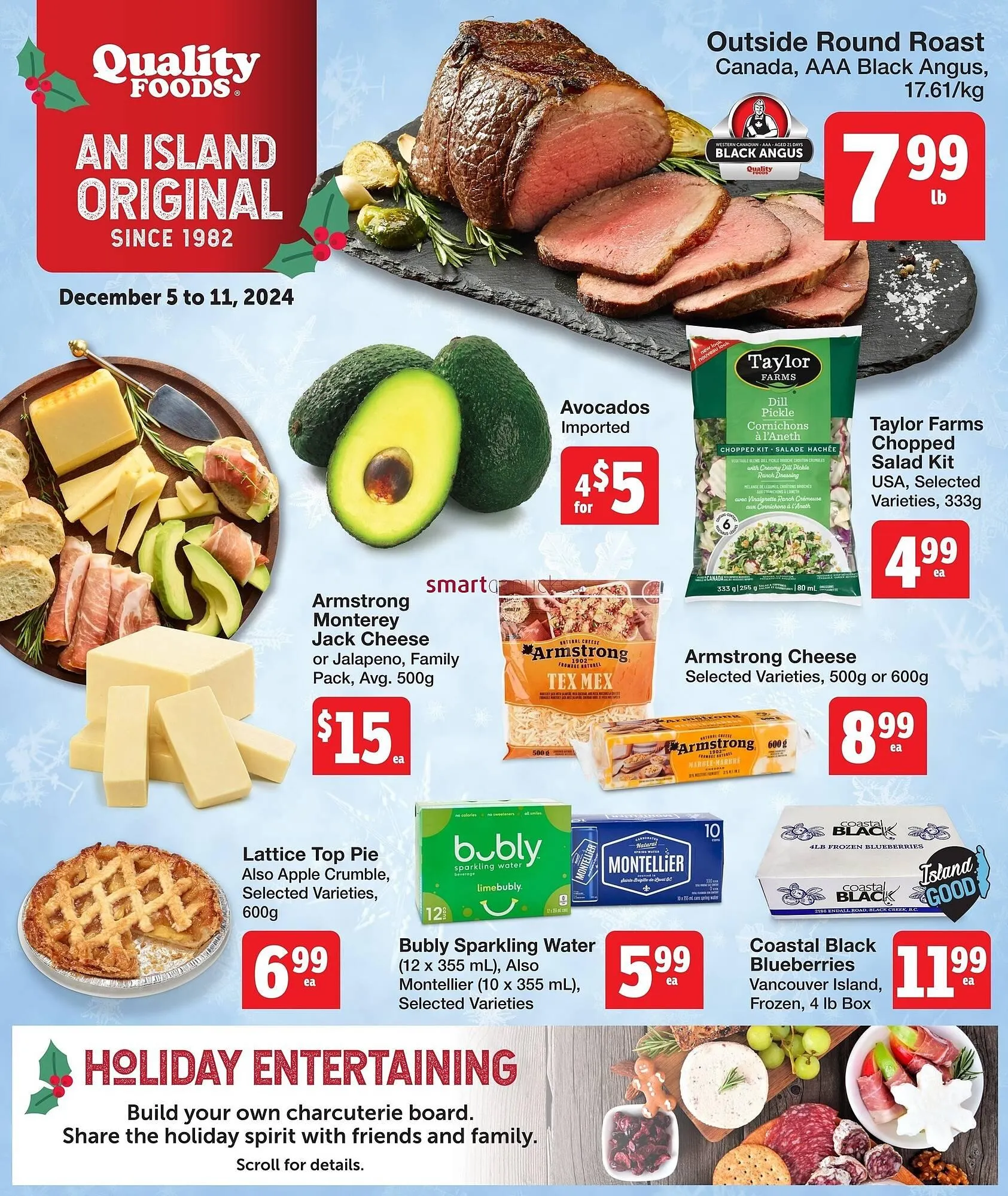 Quality Foods flyer from December 2 to December 24 2024 - flyer page 1