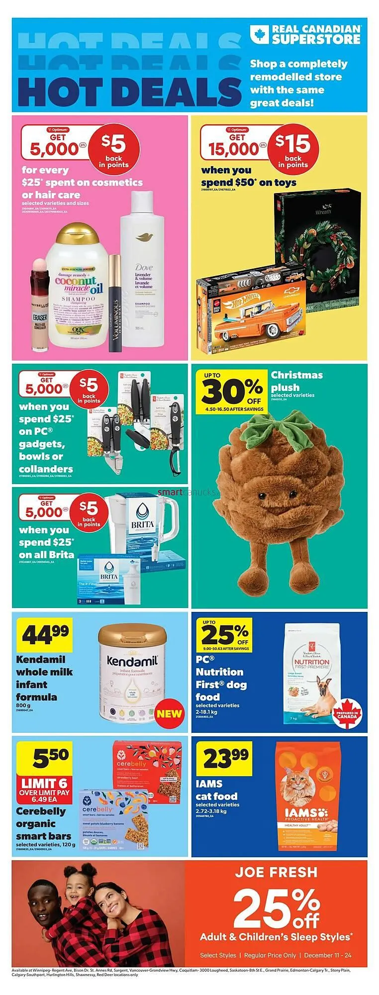 Real Canadian Superstore flyer from December 11 to December 17 2025 - flyer page 1