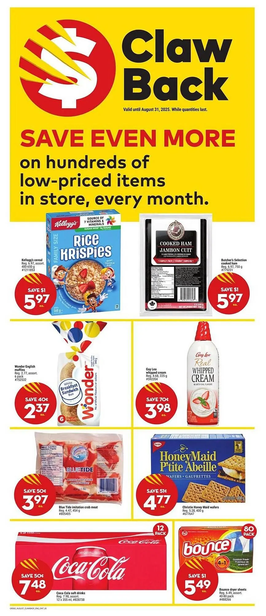 Giant Tiger flyer from August 14 to August 27 2025 - flyer page 7