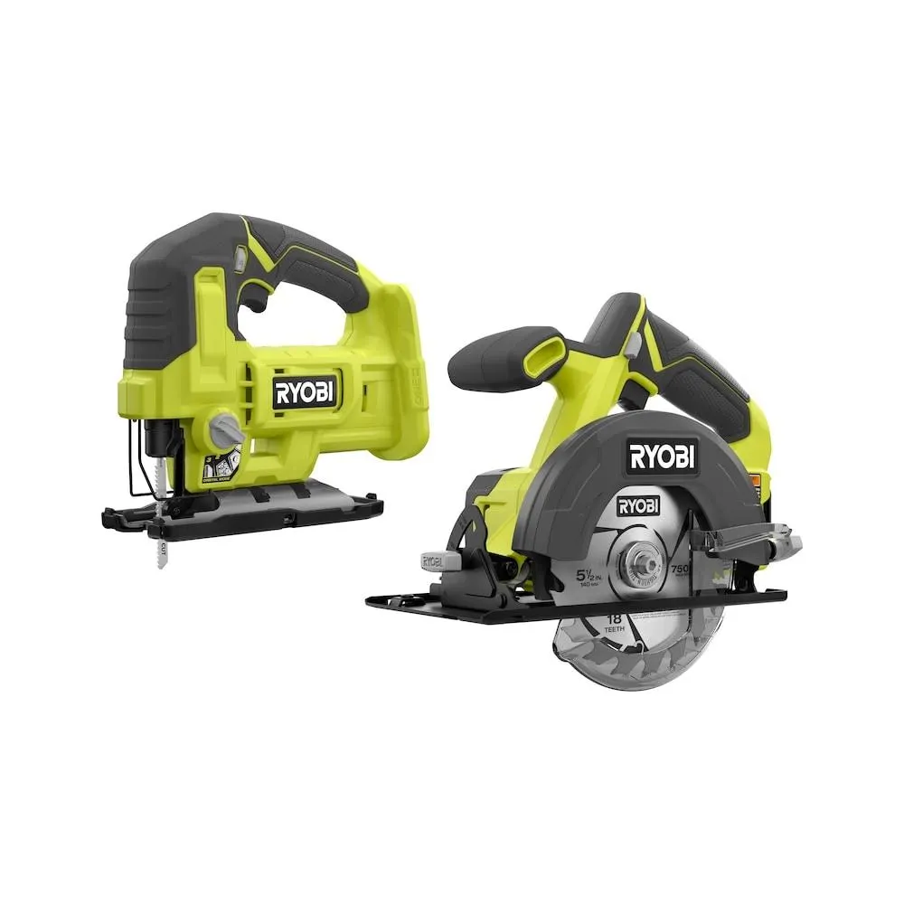 18V ONE+ Jig Saw and 5-1/2 in. Circular Saw Kit (Tools-Only)