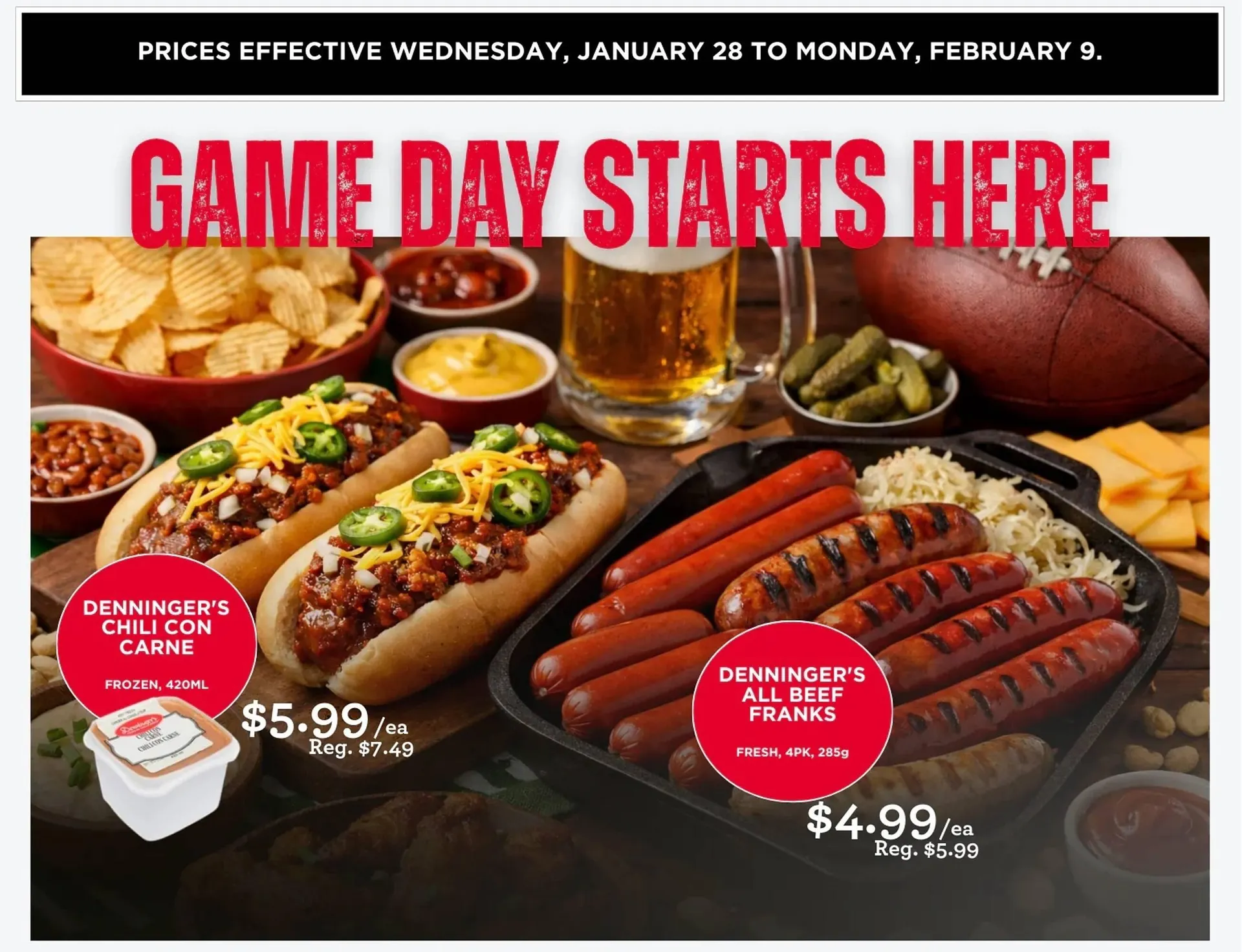 Denningers flyer - 1