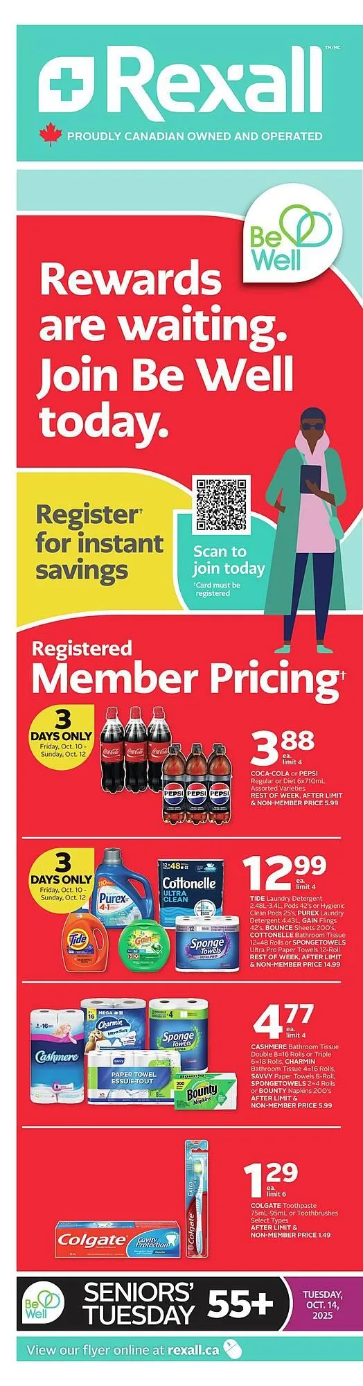Rexall flyer from October 10 to October 17 2025 - flyer page 1