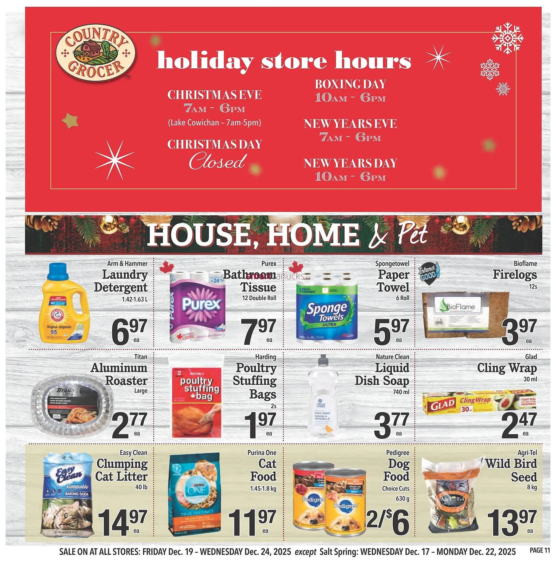 Country Grocer flyer from December 19 to December 25 2025 - flyer page 11