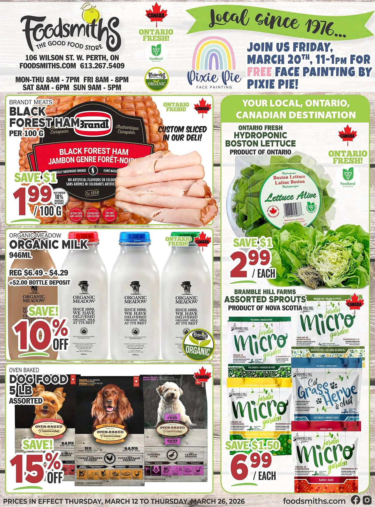 Foodsmiths flyer from March 12 to March 26 2026 - flyer page 1