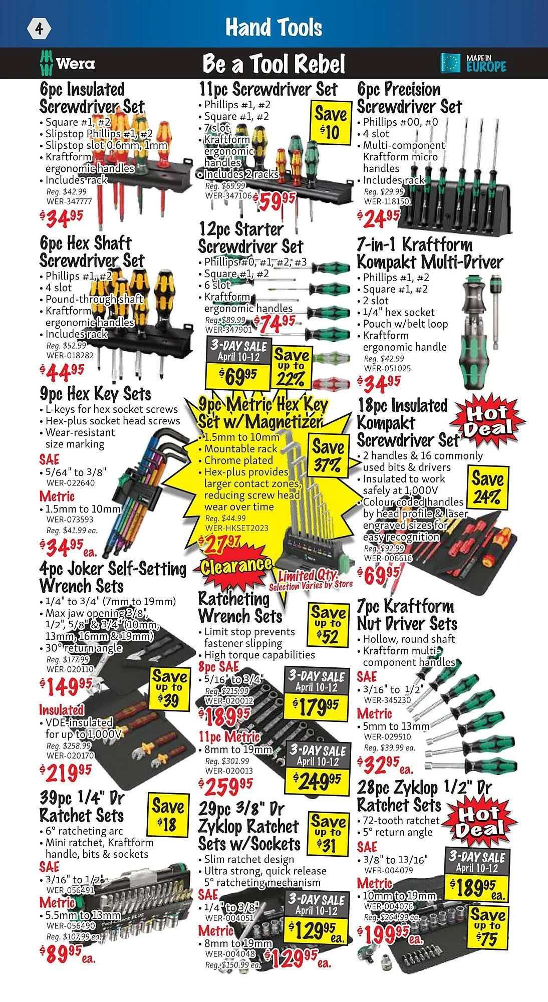 KMS Tools flyer from April 1 to April 30 2025 - flyer page 4