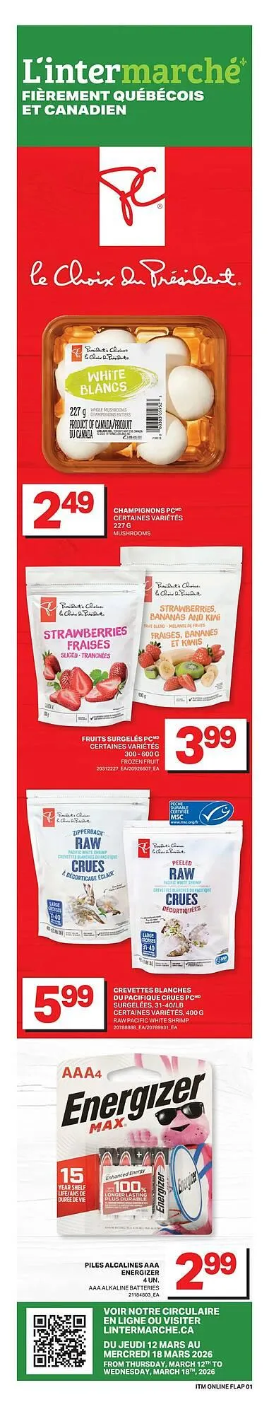 L'Intermarché flyer from March 12 to March 18 2026 - flyer page 1