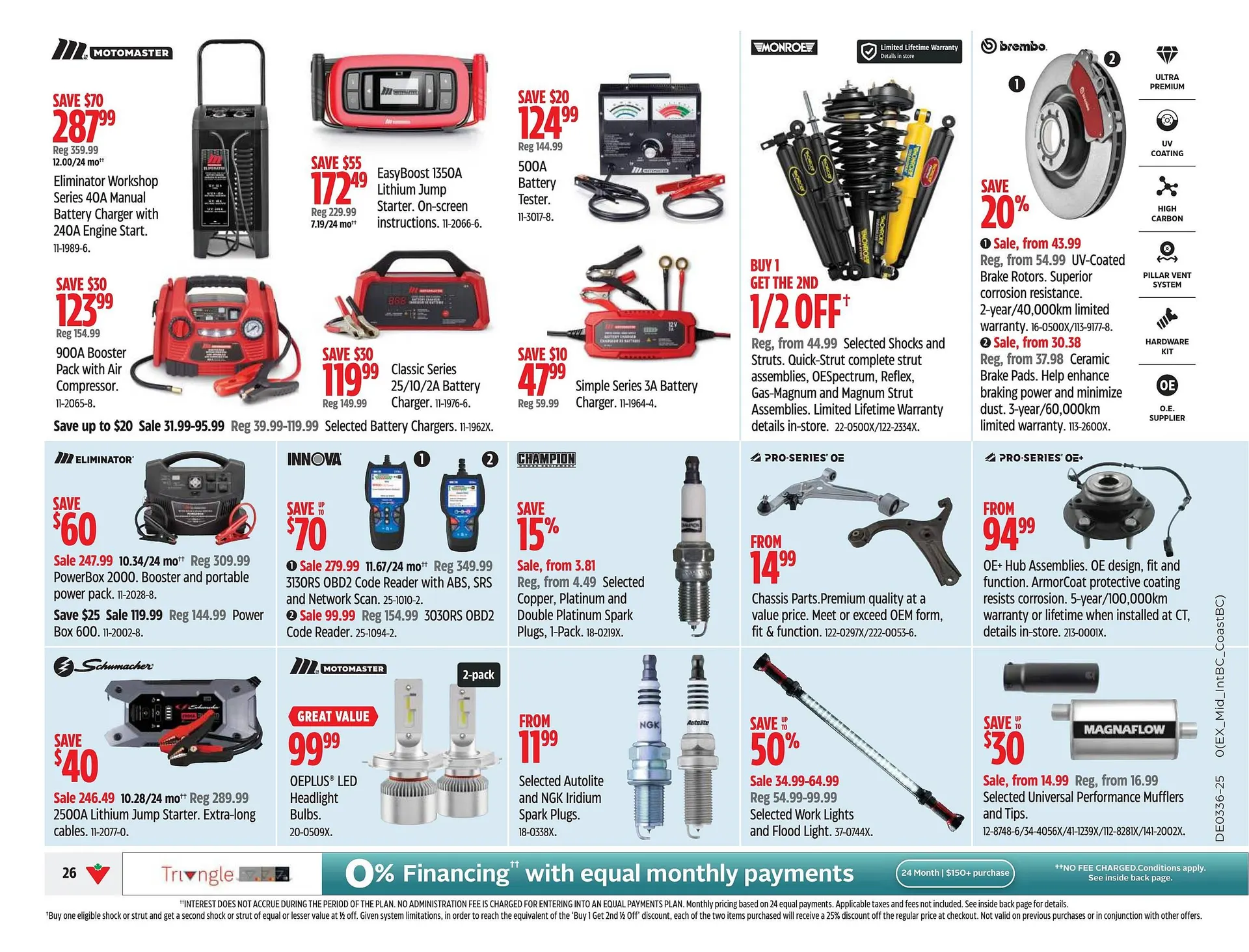 Canadian Tire flyer from August 28 to September 3 2025 - flyer page 26